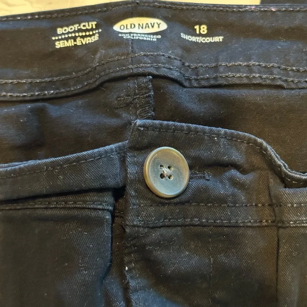 Old Navy Black Boot-Cut Pants - Picture 2 of 4